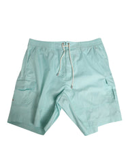 Dolce & Gabbana Aqua Blue Polyester Beachwear Men Shorts Swimwear - IT4 | S