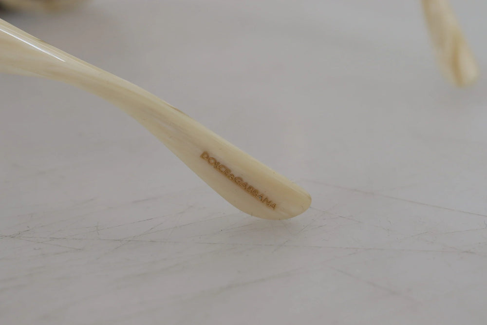 Dolce & Gabbana Beige Acetate Full Rim Brown Lense DG4294 Sunglasses - Sunglasses