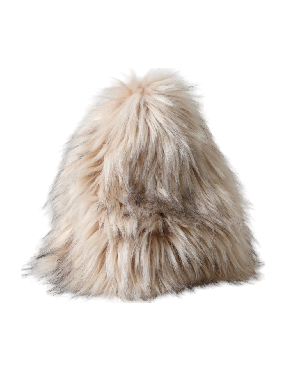 Dolce & Gabbana Beige Acrylic Fur Women Bucket Hat - 58 cm|M - Bucket Hats