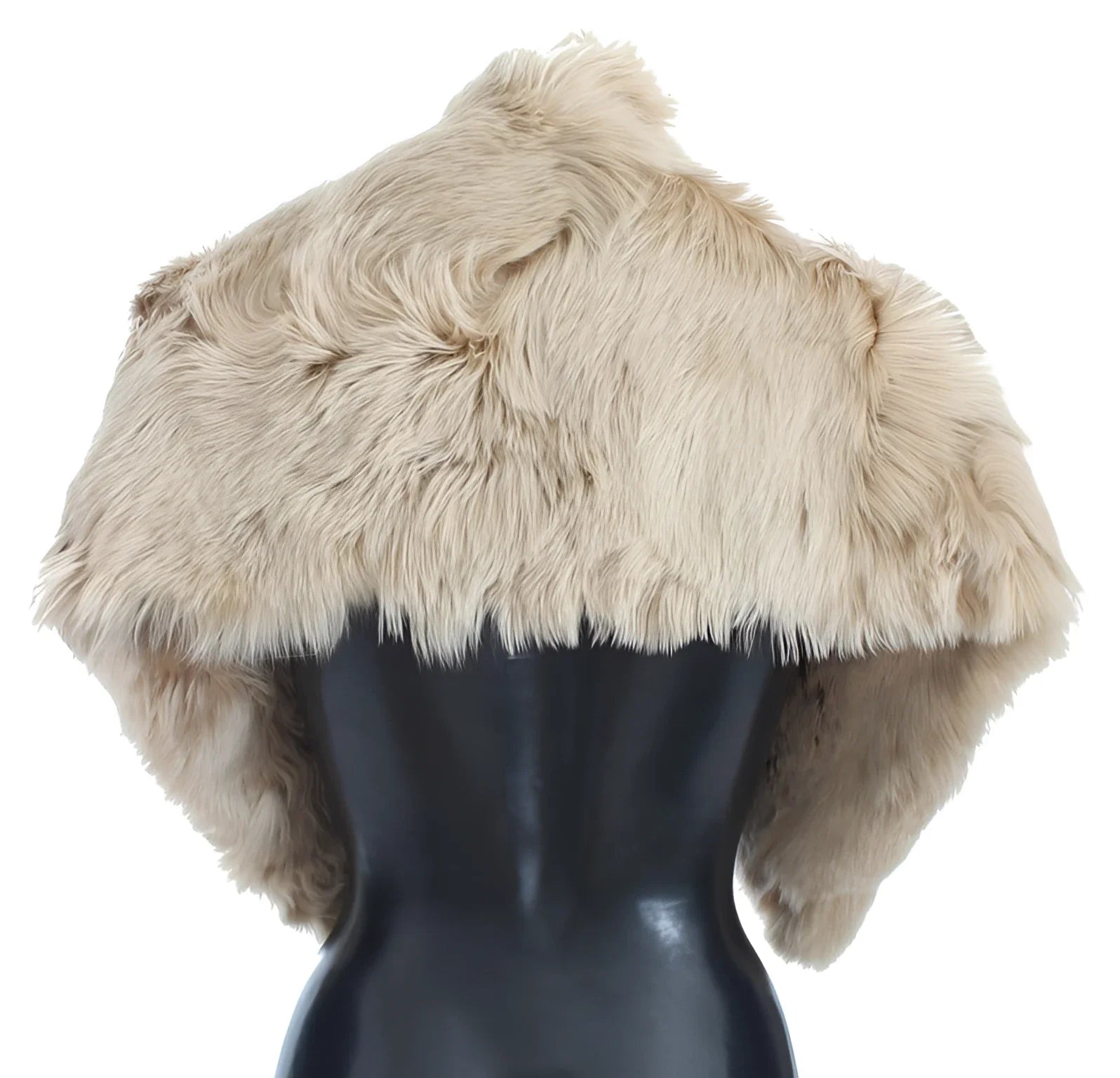Dolce & Gabbana Beige Alpaca Collar Scarf - IT40 | XS