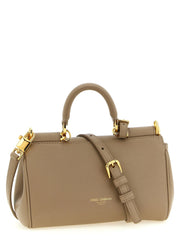 Dolce & Gabbana Beige Calfskin Crossbody Bag