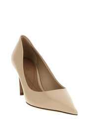Dolce & Gabbana Beige Calfskin High Heel Pumps - EU39.5/US9.5