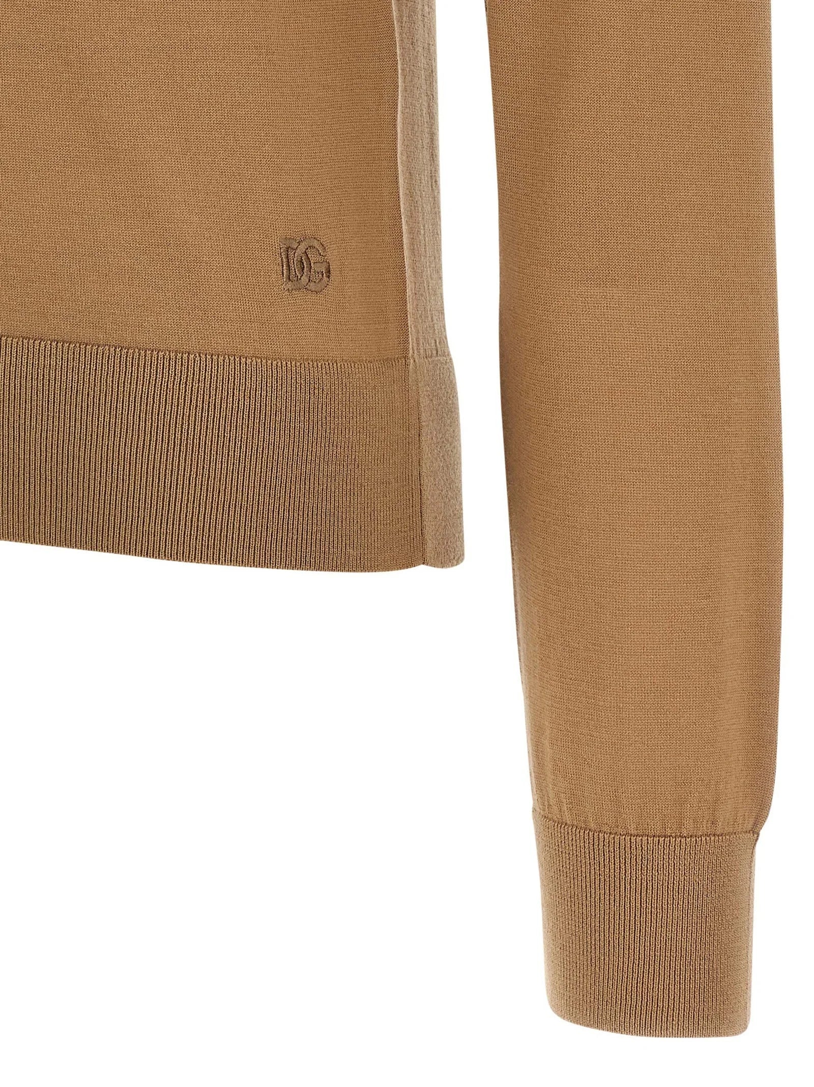 Dolce & Gabbana Beige Cashmere Cardigan - IT44