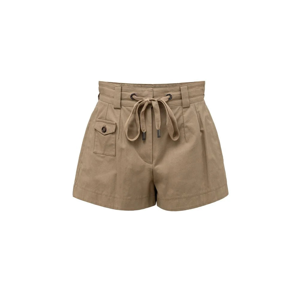 Dolce & Gabbana Beige Cotton Bermuda - IT42|M - Bermudas