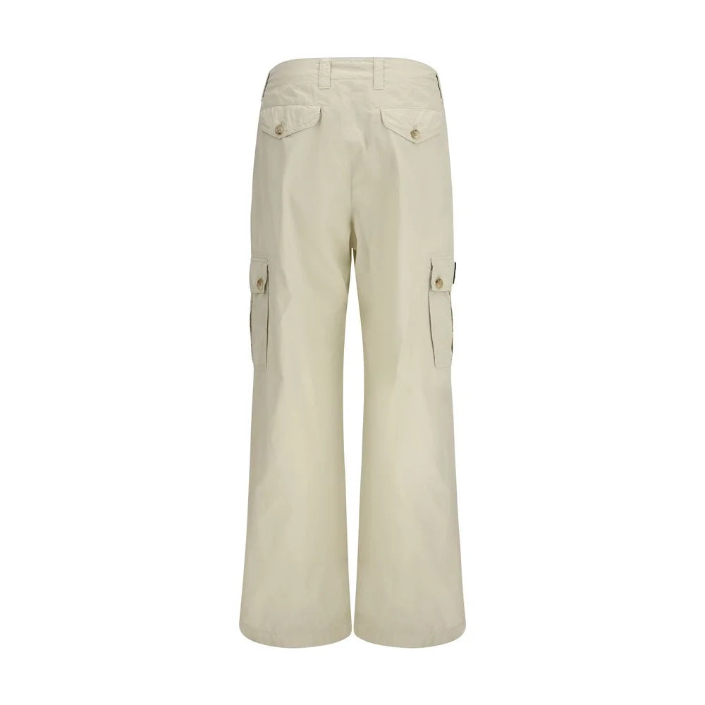 Dolce & Gabbana Pantaloni Casual Bej din Bumbac