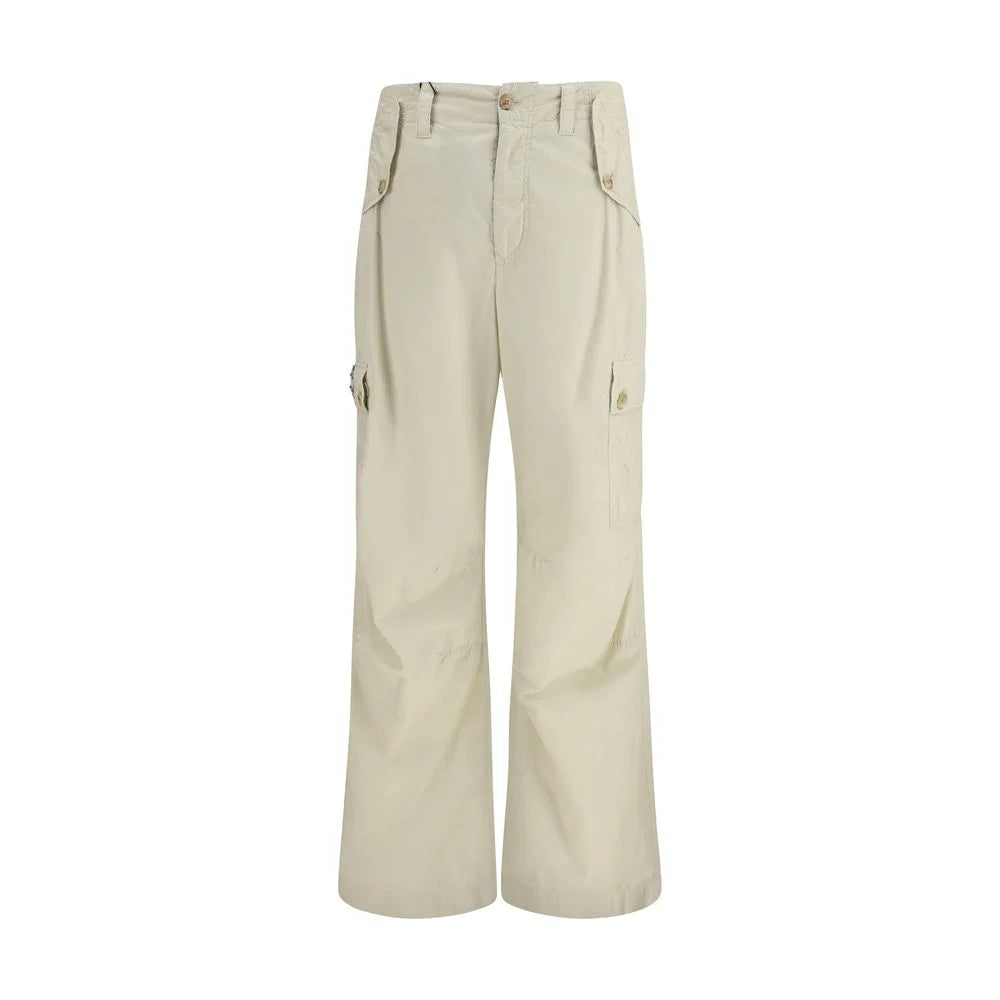 Dolce & Gabbana Pantaloni Casual Bej din Bumbac