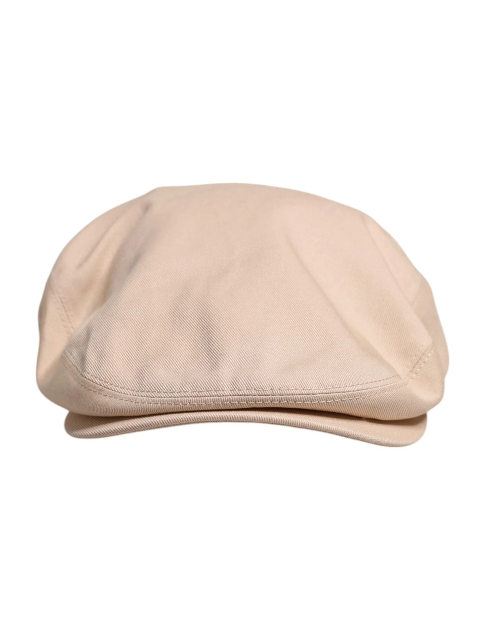 Dolce & Gabbana Beige Cotton Newsboy Capello Cabbie Hat - 60 cm|XL