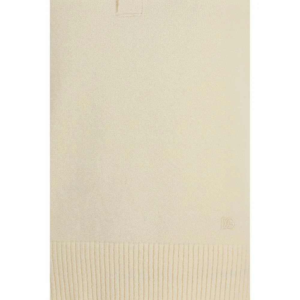 Dolce & Gabbana Beige Cotton Polo Shirt
