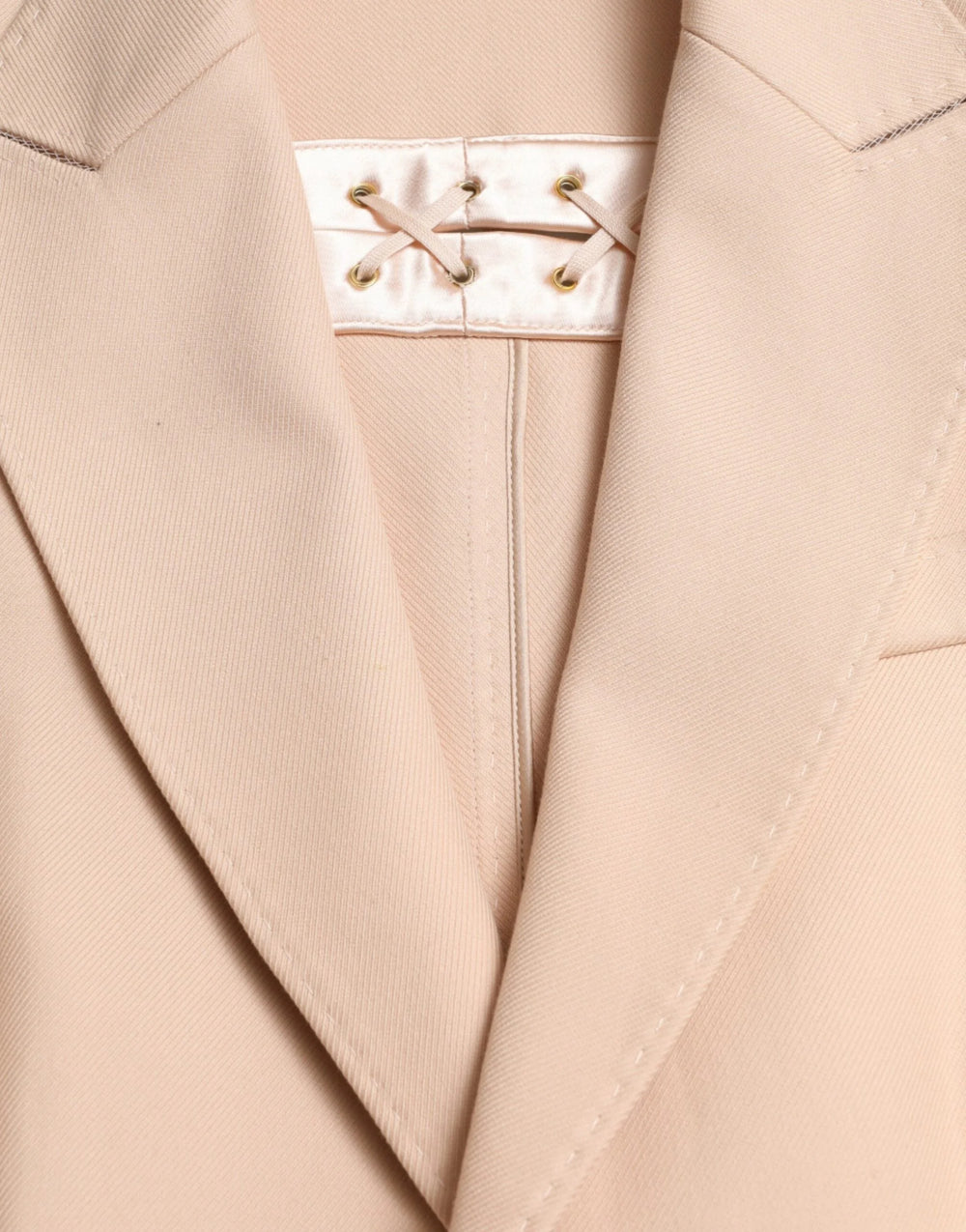 Dolce & Gabbana Beige Cotton Single Breasted Long Coat Jacket - IT40|S - Trench Coats