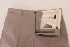 Dolce & Gabbana Beige Cotton Stretch Chinos Pants - IT44 | XS - Chinos
