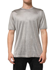 Dolce & Gabbana Beige Hazelnut Cotton Shortsleeve Shirt T-shirt - IT52 | XL