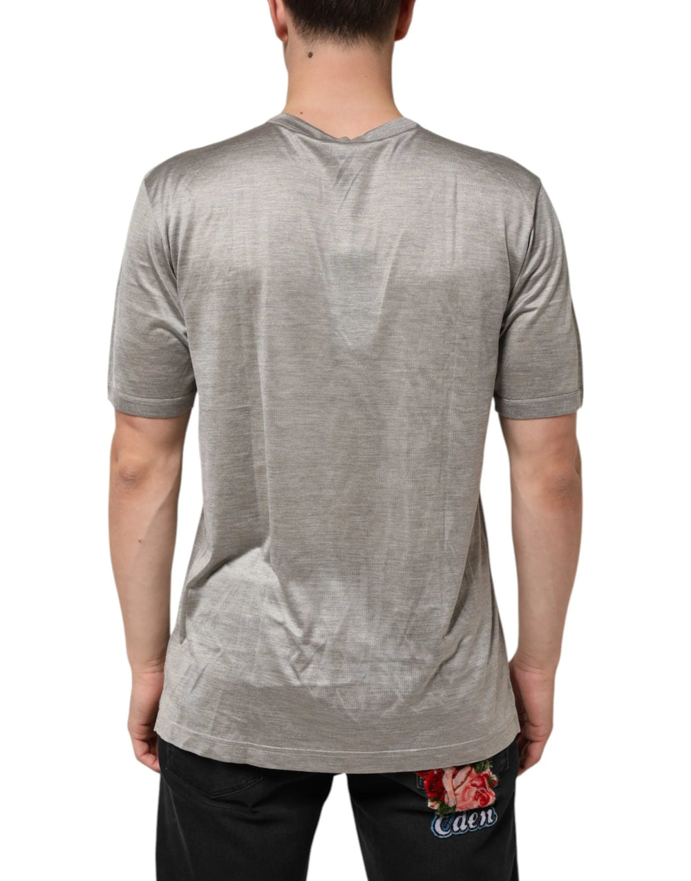 Dolce & Gabbana Beige Hazelnut Cotton Shortsleeve Shirt T-shirt - IT52 | XL - T-Shirts