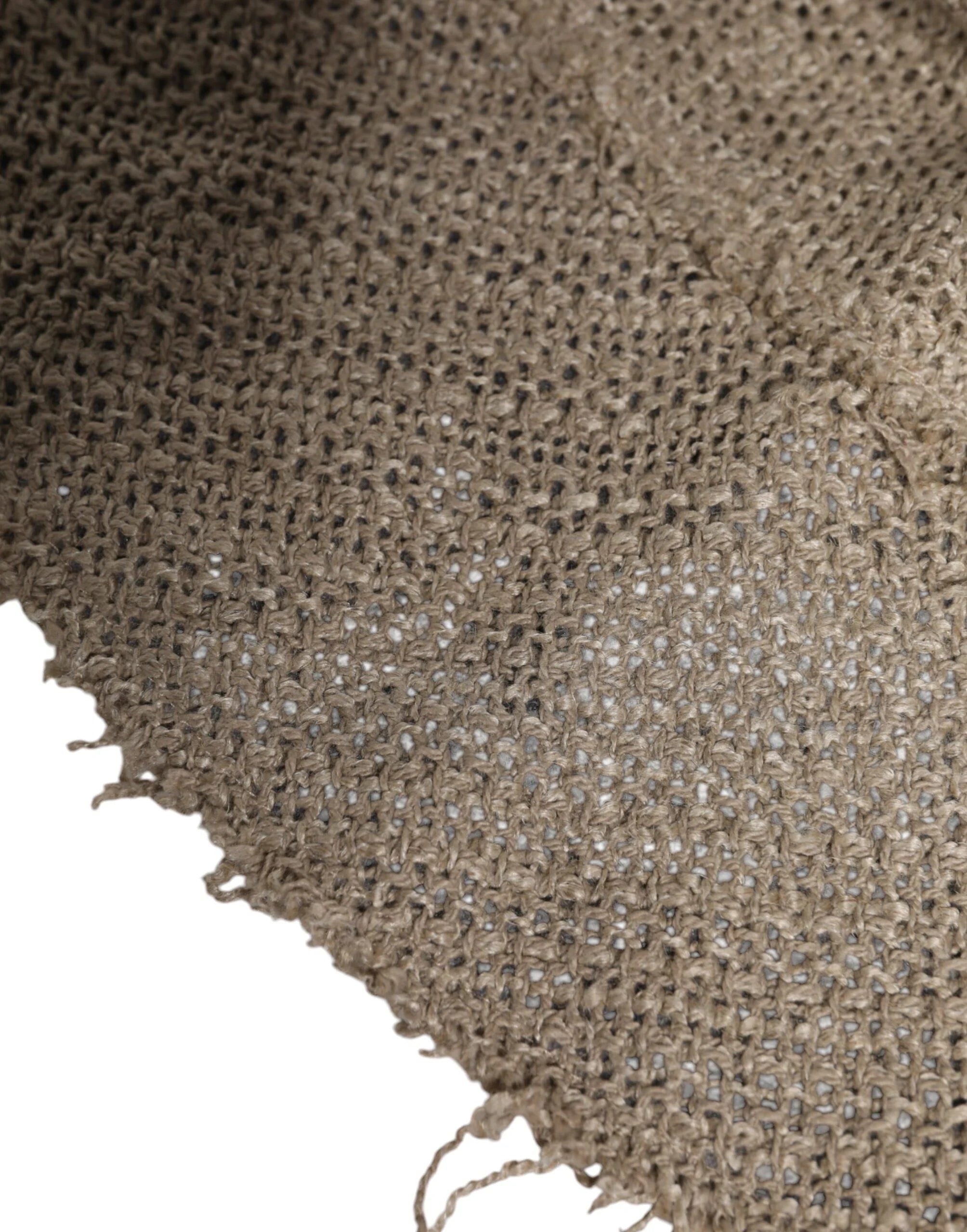 Dolce & Gabbana Beige Linen Wide Brim Bucket Hat - 58 cm|M