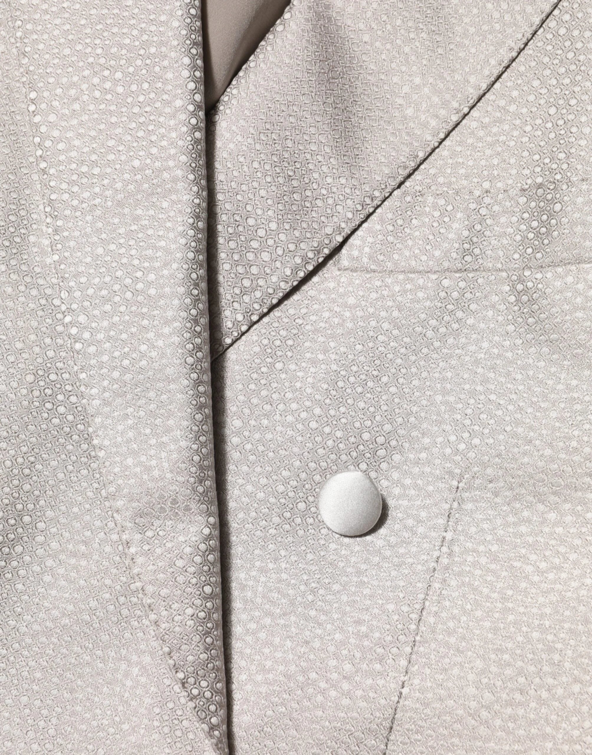 Dolce & Gabbana Beige MARTINI Double-Breasted Suit Blazer - IT48 | M - Sport Jackets