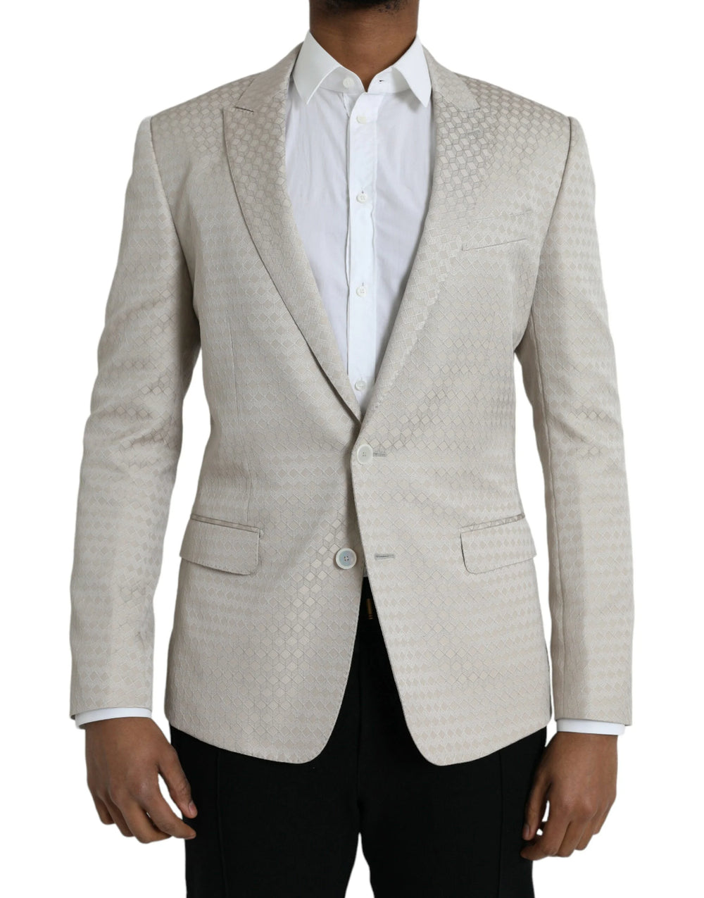 Dolce & Gabbana Beige MARTINI Single Breasted Coat Blazer - IT48 | M - Sport Jackets