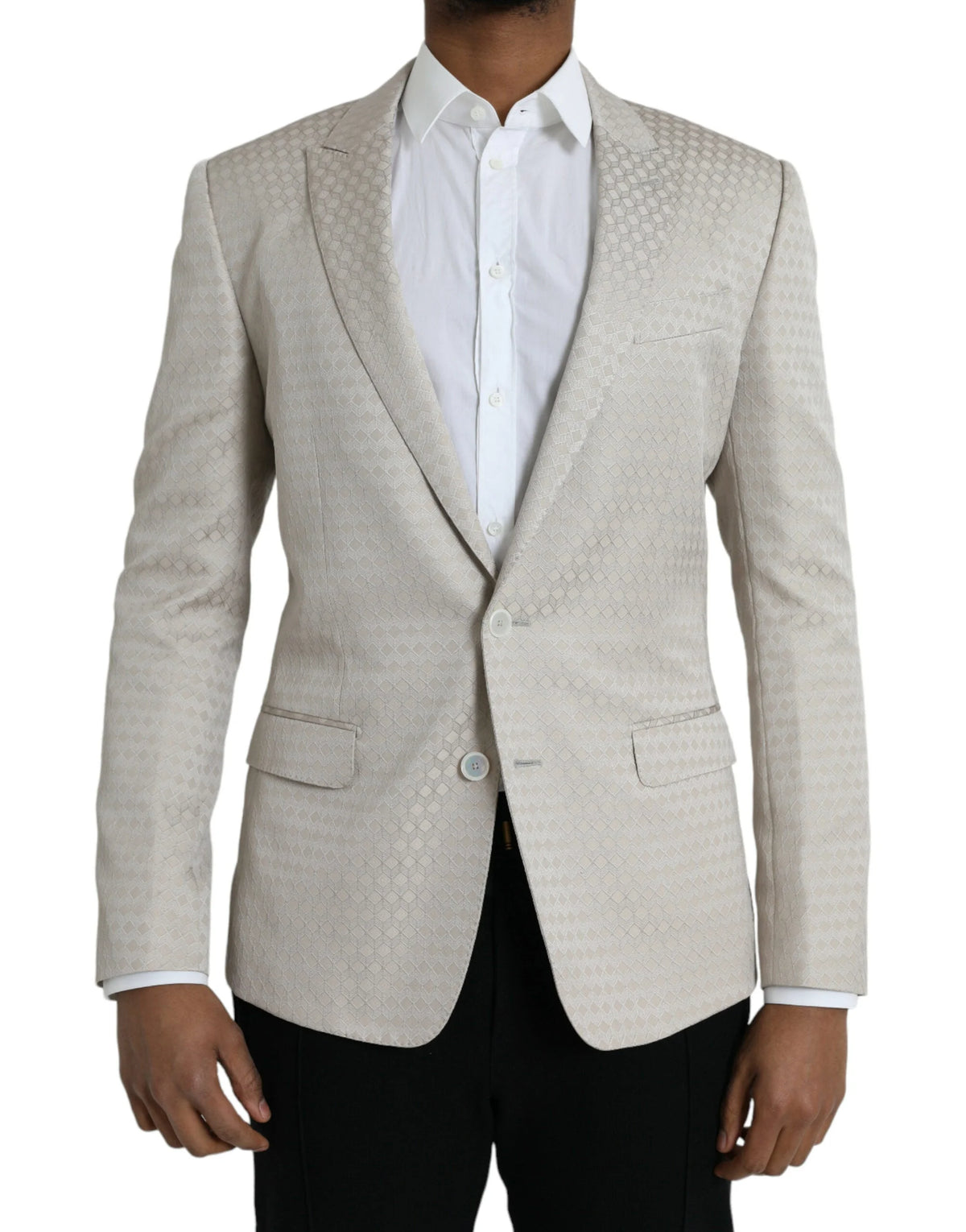 Dolce & Gabbana Beige MARTINI Single Breasted Coat Blazer - IT48 | M - Sport Jackets