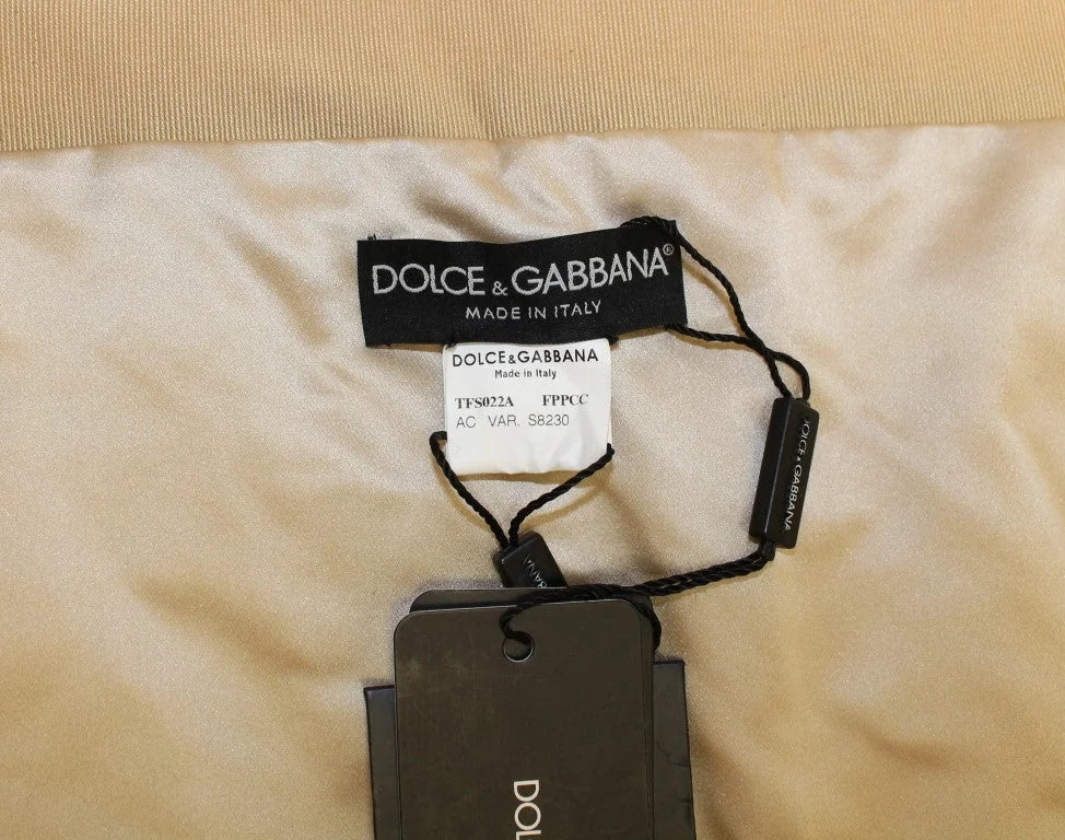 Dolce & Gabbana Beige MINK Fur Scarf Foulard Neck Wrap - Scarves & Shawls