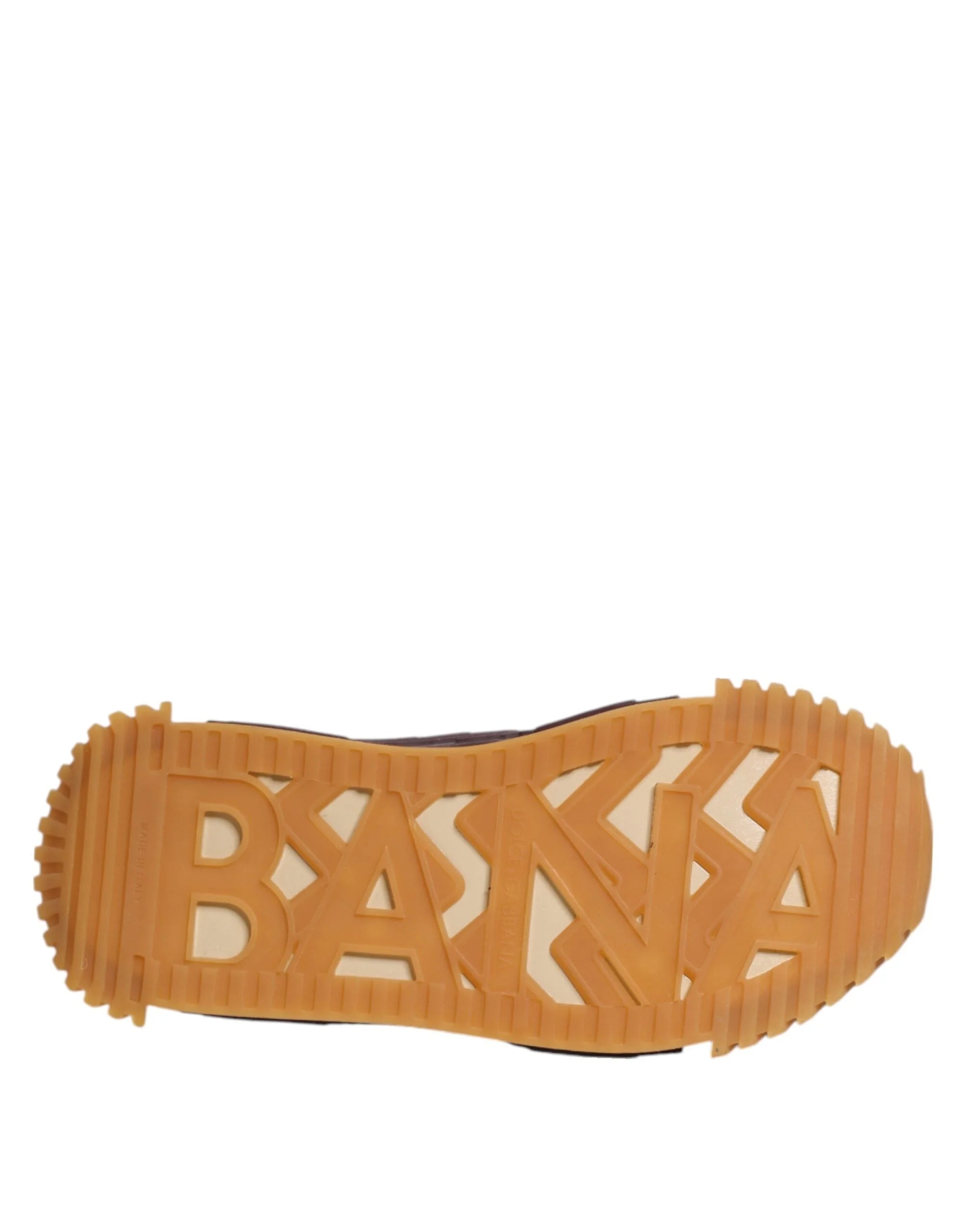 Dolce & Gabbana Beige Neoprene DG Logo NS1 Lace Sneakers Shoes - EU35.5/US5 - Sneakers