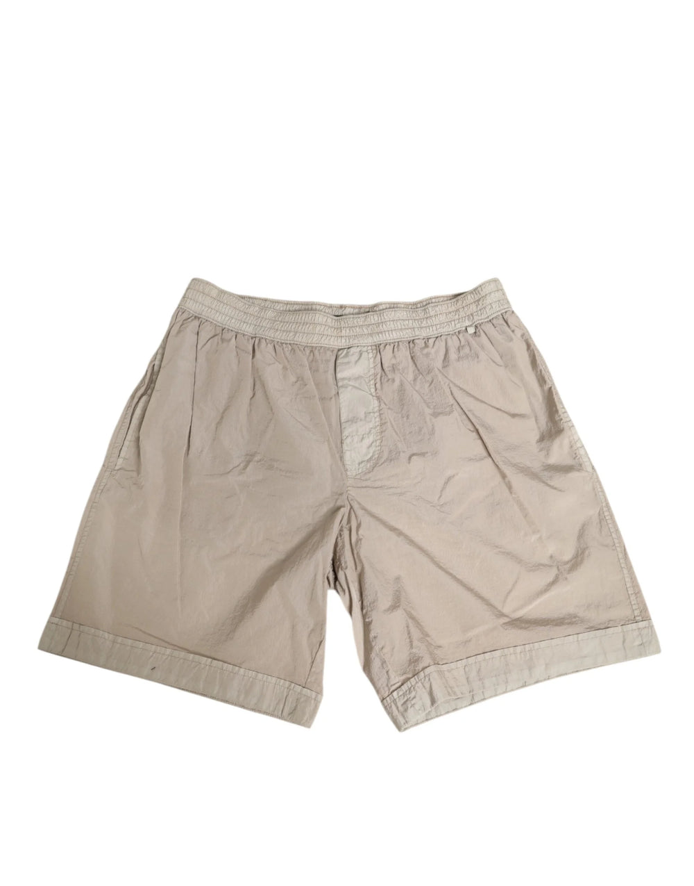 Dolce & Gabbana Beige Nylon Beachwear Men Boxer Short Swimwear - IT4 | S - Swim Boxers