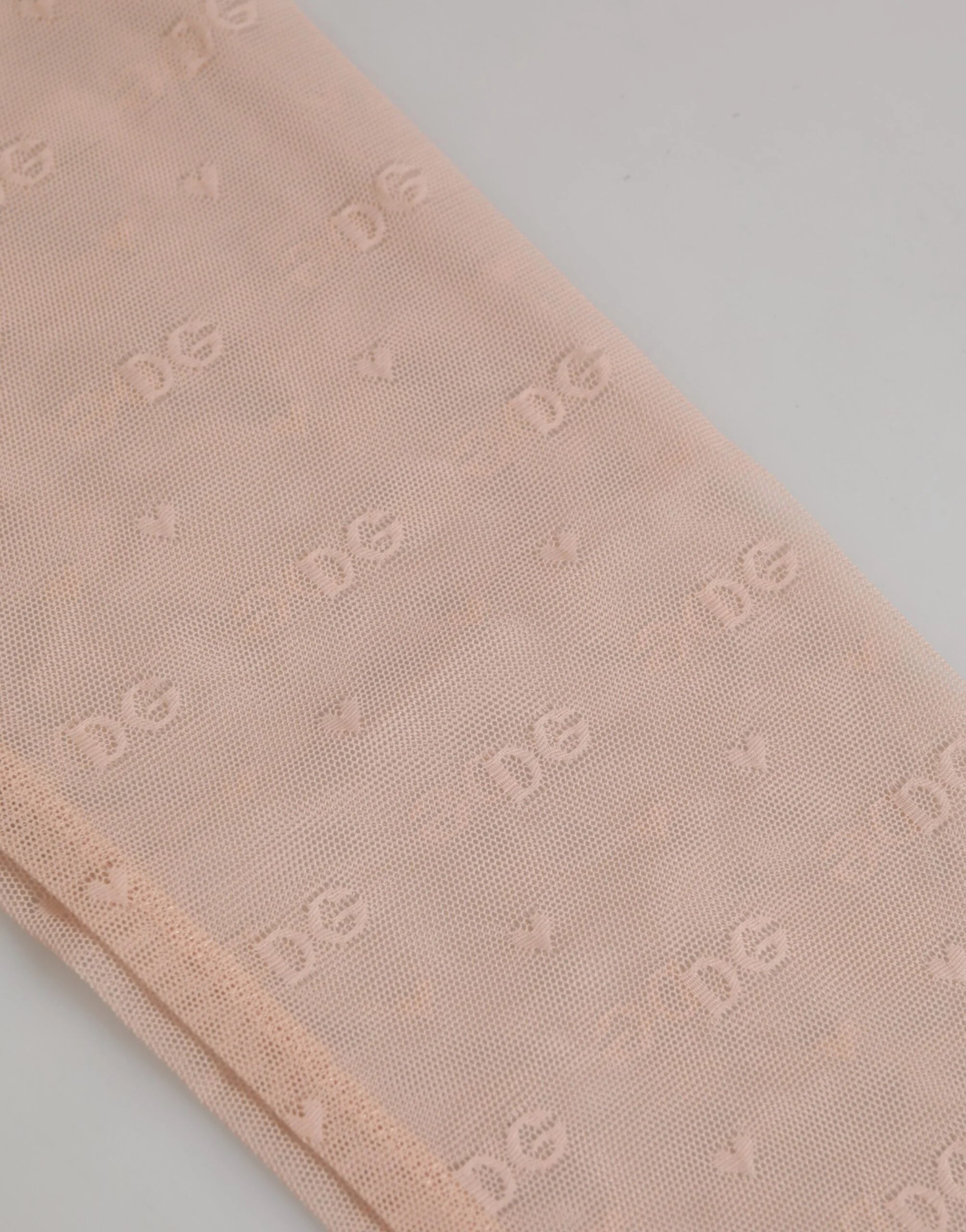 Dolce & Gabbana Beige Nylon Logo Lace Leggings Pants Underwear - IT2 | S - Women’s Underpants