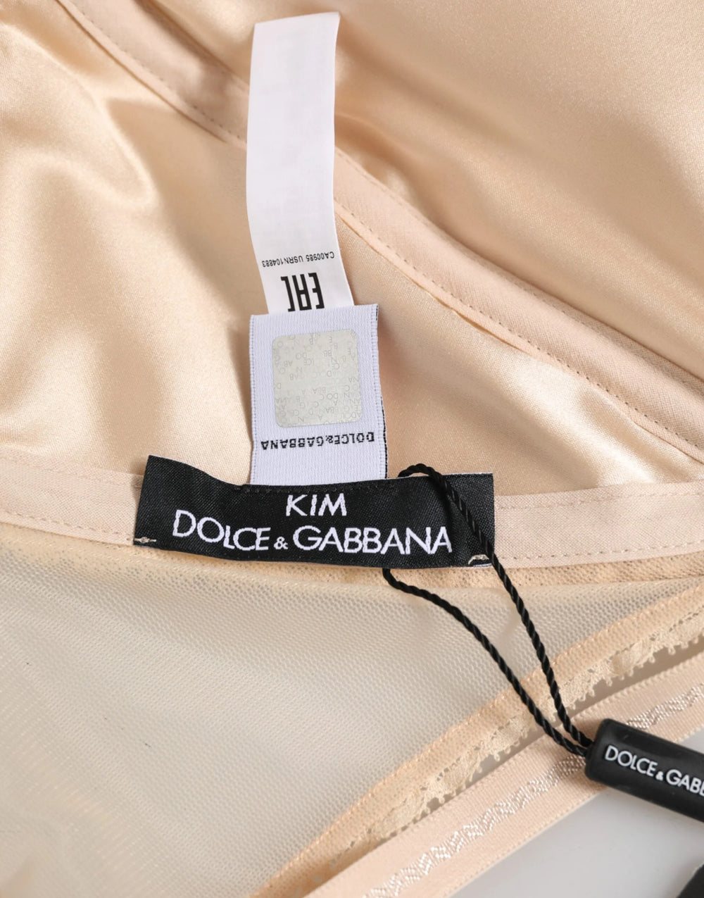 Dolce & Gabbana Beige Nylon Triangle Soft Cup Brassiere Underwear - IT3 | M - Bras