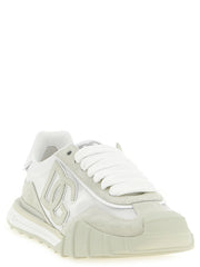 Dolce & Gabbana Beige Polyamide Athletic Sneakers - EU43/US10