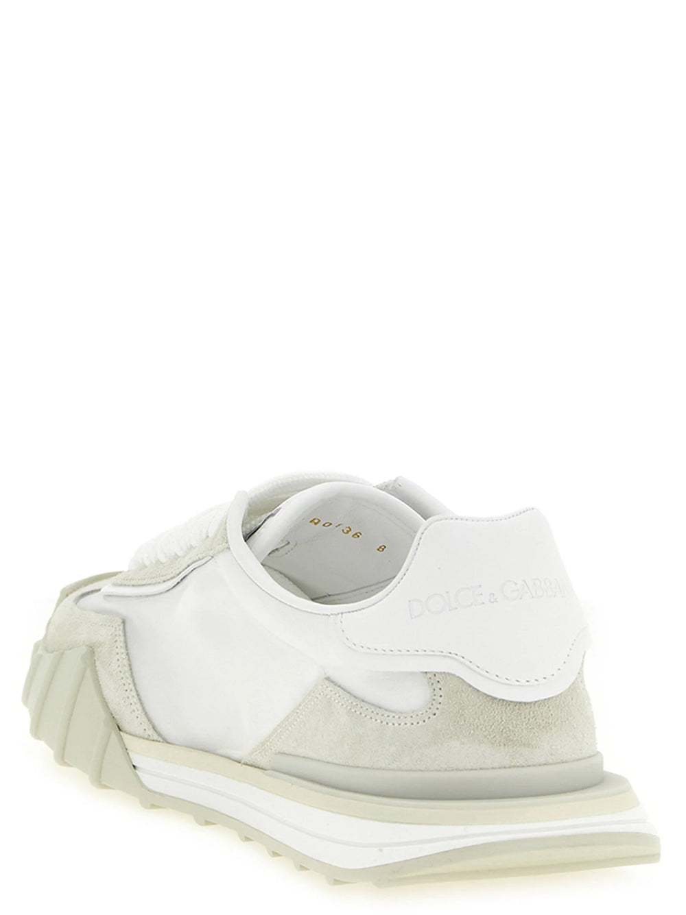 Dolce & Gabbana Beige Polyamide Athletic Sneakers - EU43/US10