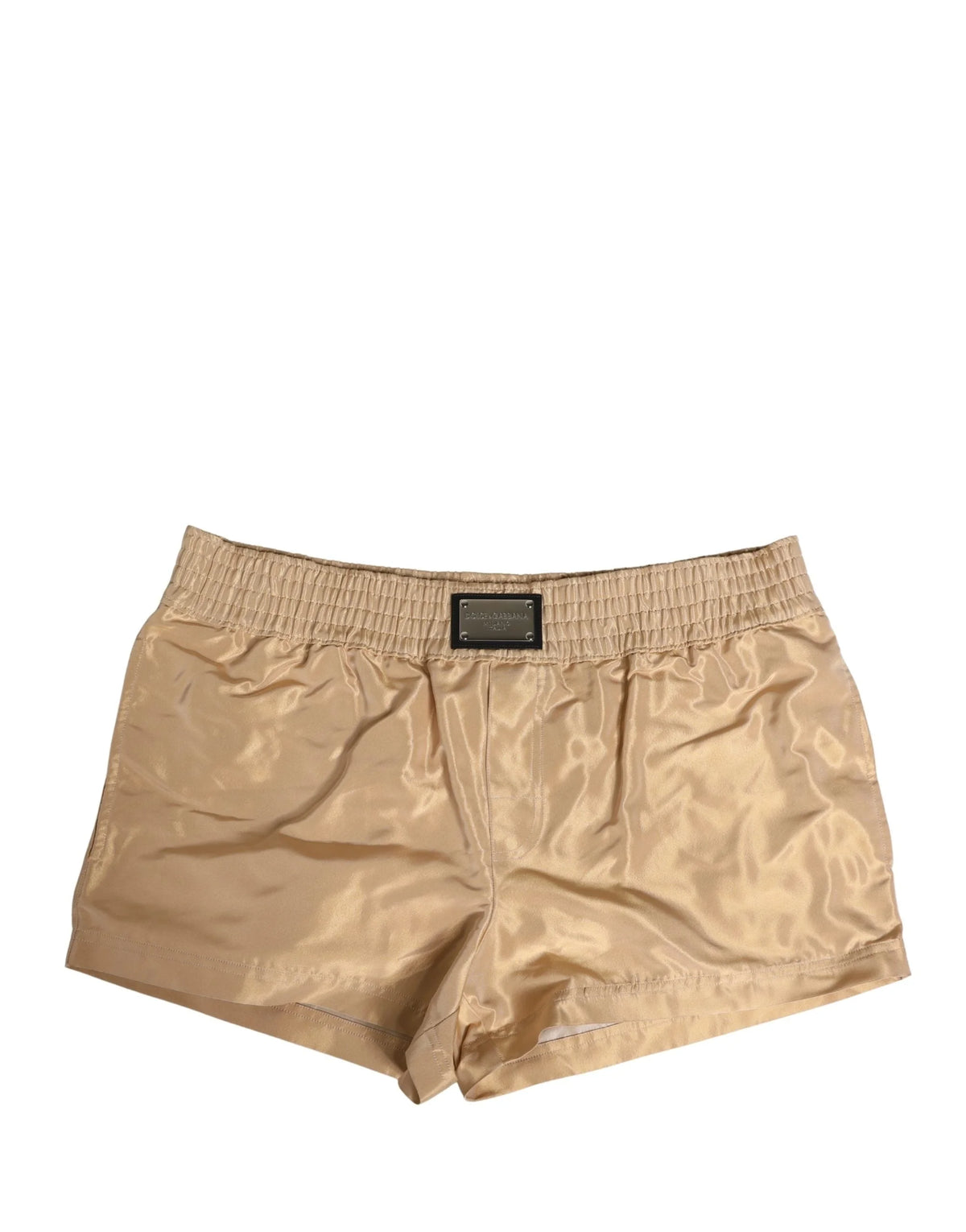 Dolce & Gabbana bézs poliészter férfi boxer rövidnadrág fehérnemű - IT4 | S