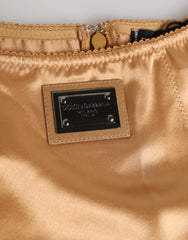 Dolce & Gabbana Beige Silk Stretch High Waist Girdle Underwear - IT2 | S - Shapewear