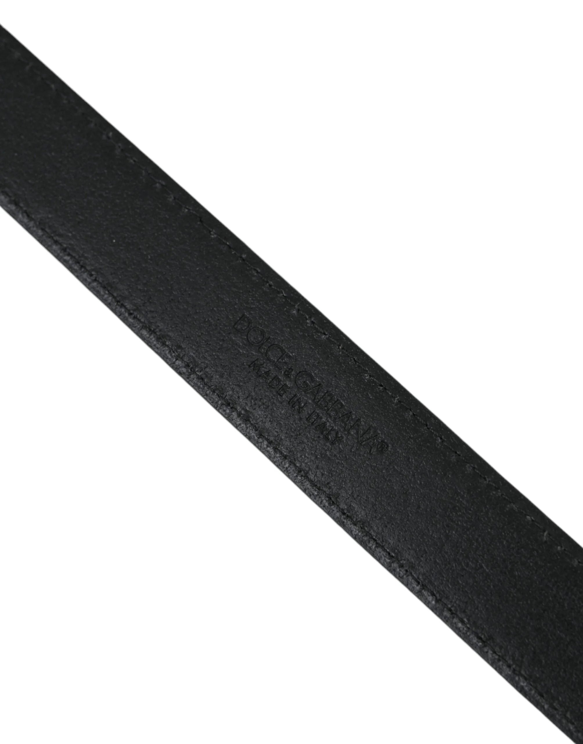 Dolce & Gabbana Beige Suede Leather Silver Buckle Belt Men - 105 cm / 42 Inches - Belts