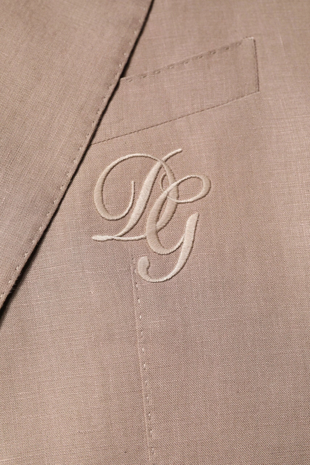 Dolce & Gabbana Beige TAORMINA Single Breasted Coat Blazer - IT58 | 3XL - Sport Jackets