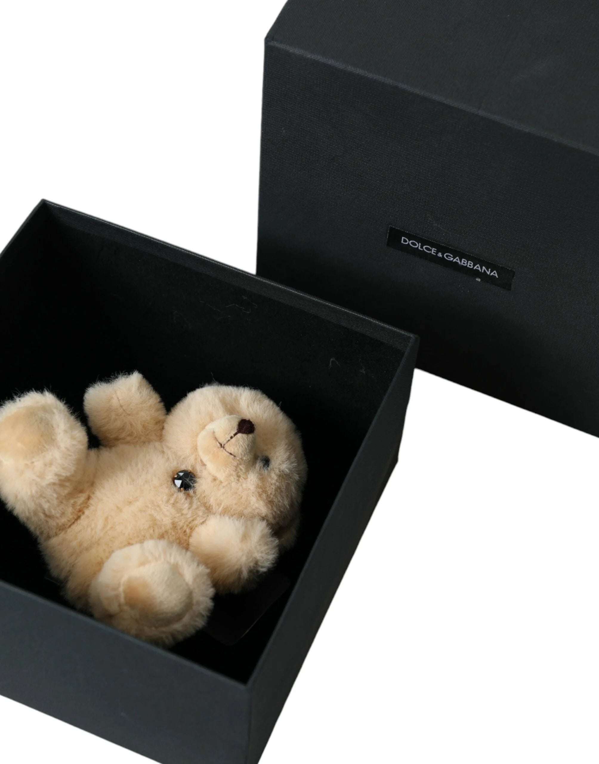 Dolce & Gabbana Beige Teddy Bear Mesh Net Band Hair Clip - Hair Pins Claws & Clips