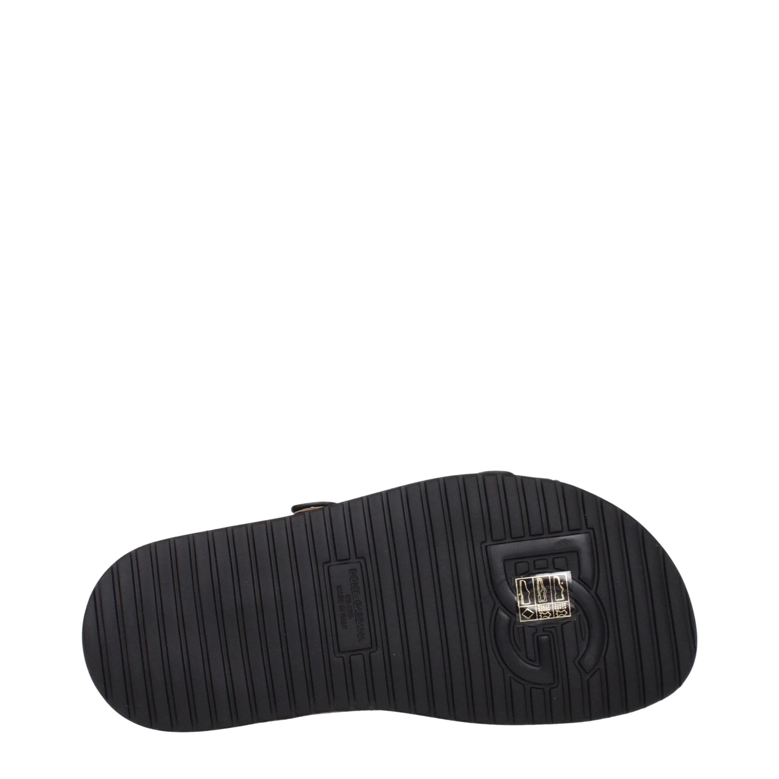 Dolce & Gabbana Beige Velvet Slippers