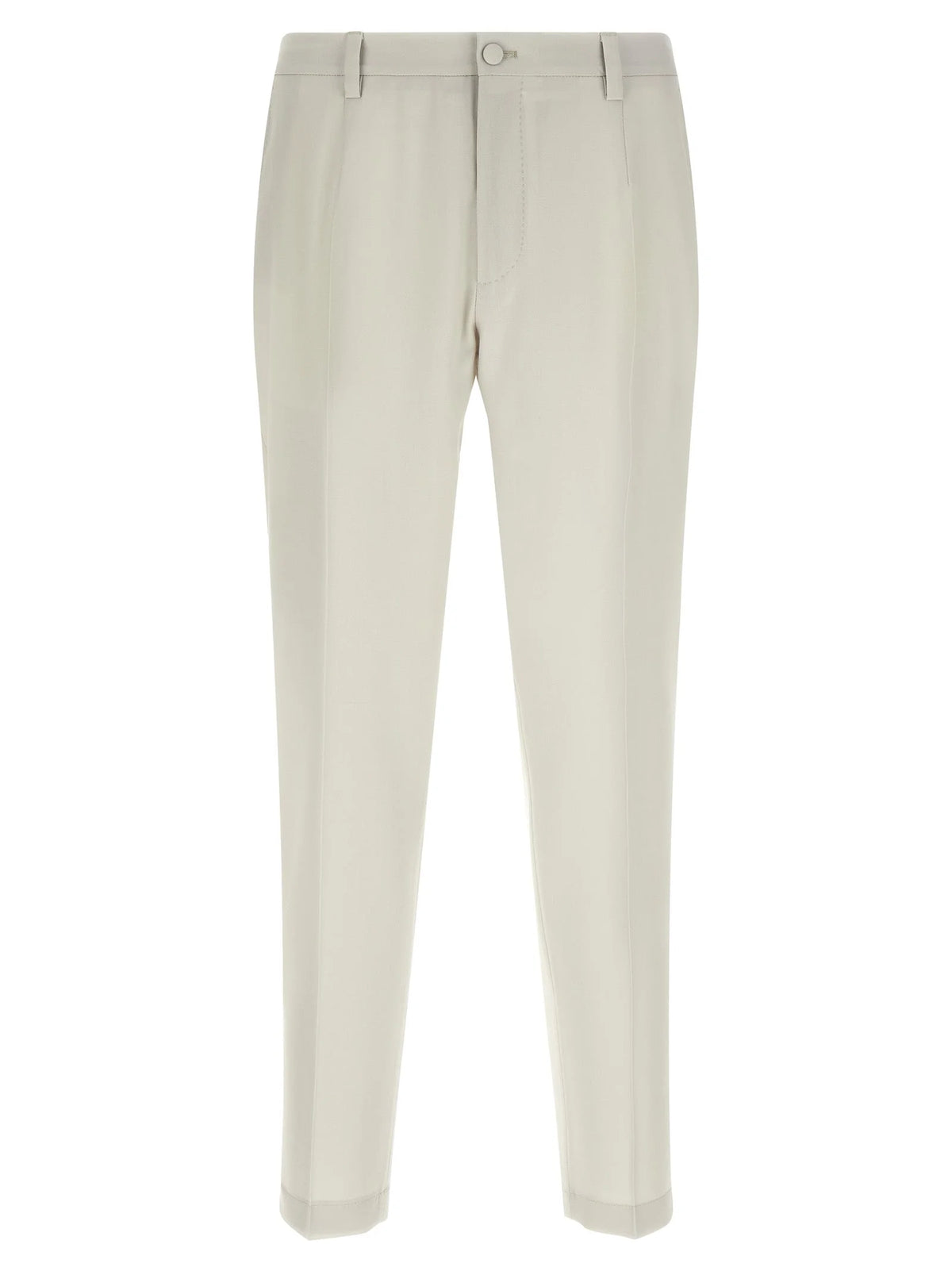 Dolce & Gabbana Beige Virgin Wool Dress Pants