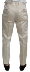Dolce & Gabbana Beige Wool Crème 3 Piece SICILIA Shawl Suit - IT44 | XS - Pant Suits