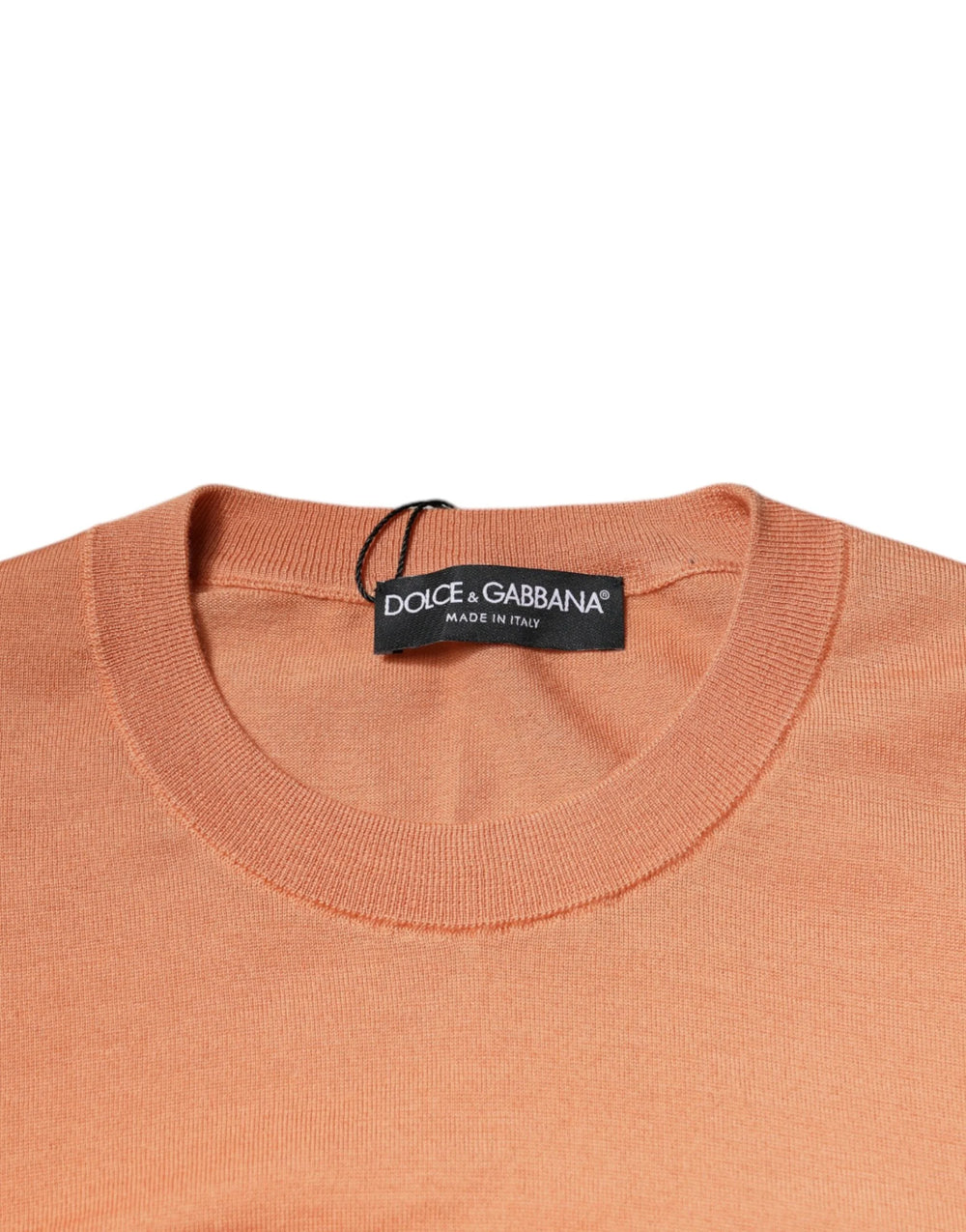 Dolce & Gabbana Beige Wool Crewneck Pullover Cropped Sweater - IT48 | M - Sweaters