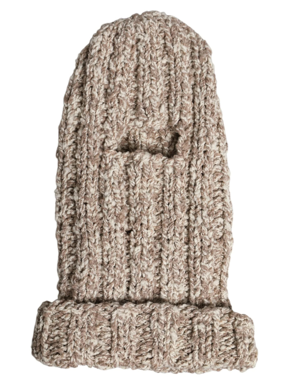 Dolce & Gabbana Beige Wool Knitted Ski Mask Balaclava Hat - Balaclavas