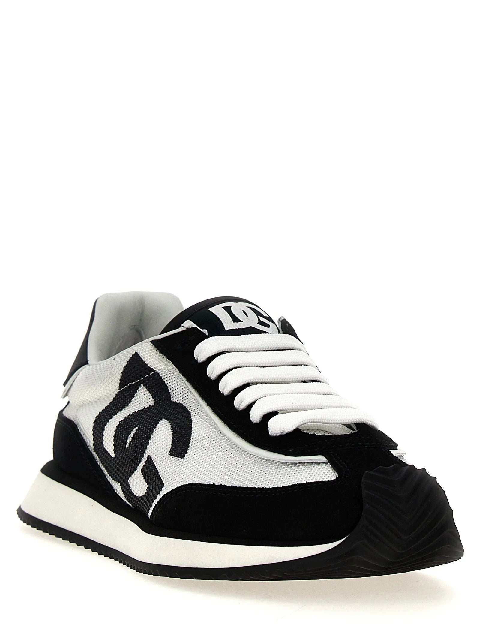 Zapatillas deportivas bicolor de piel de ternero Dolce & Gabbana