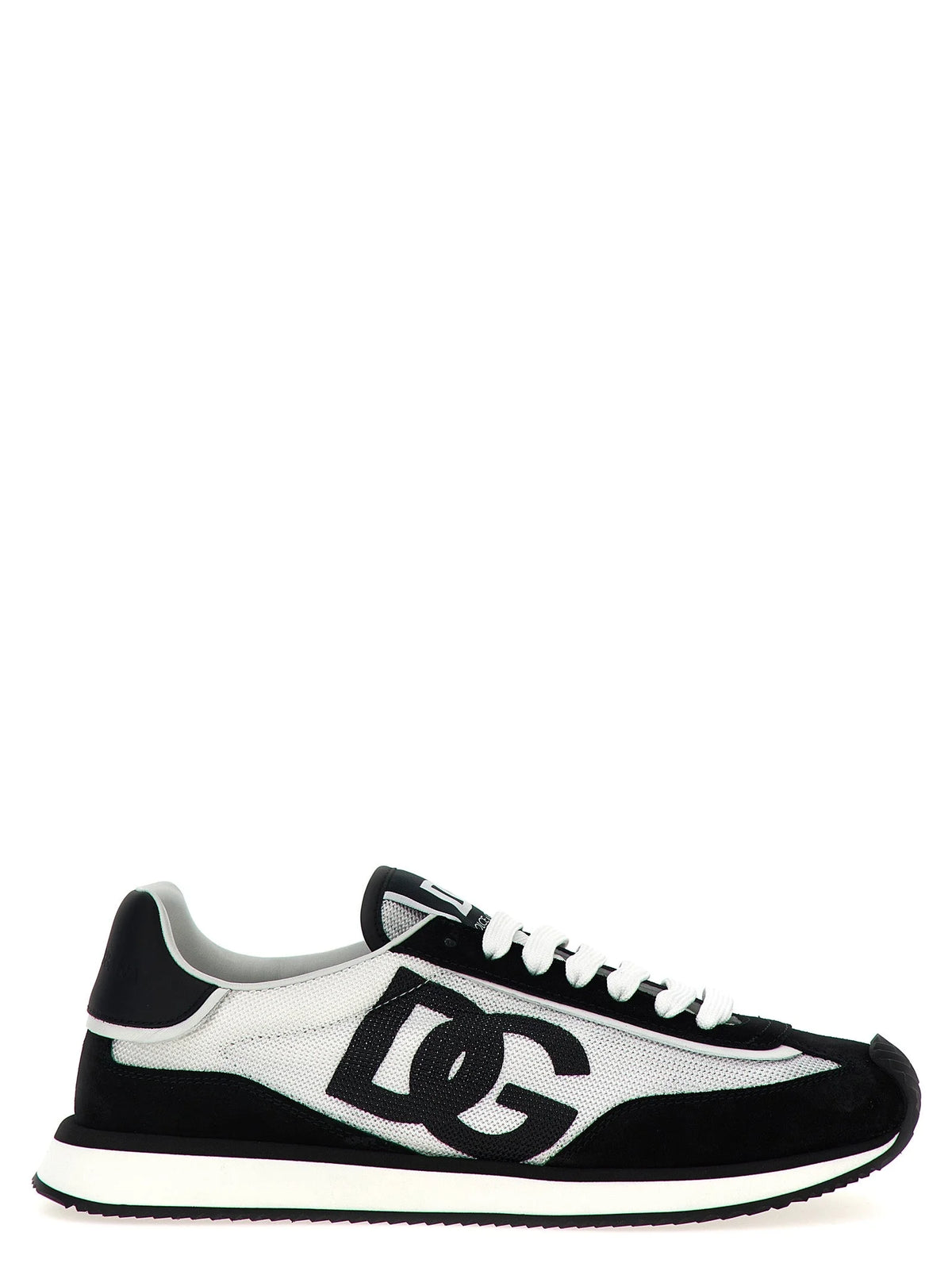 Dolce & Gabbana Bicolor Calfskin Athletic Sneakers