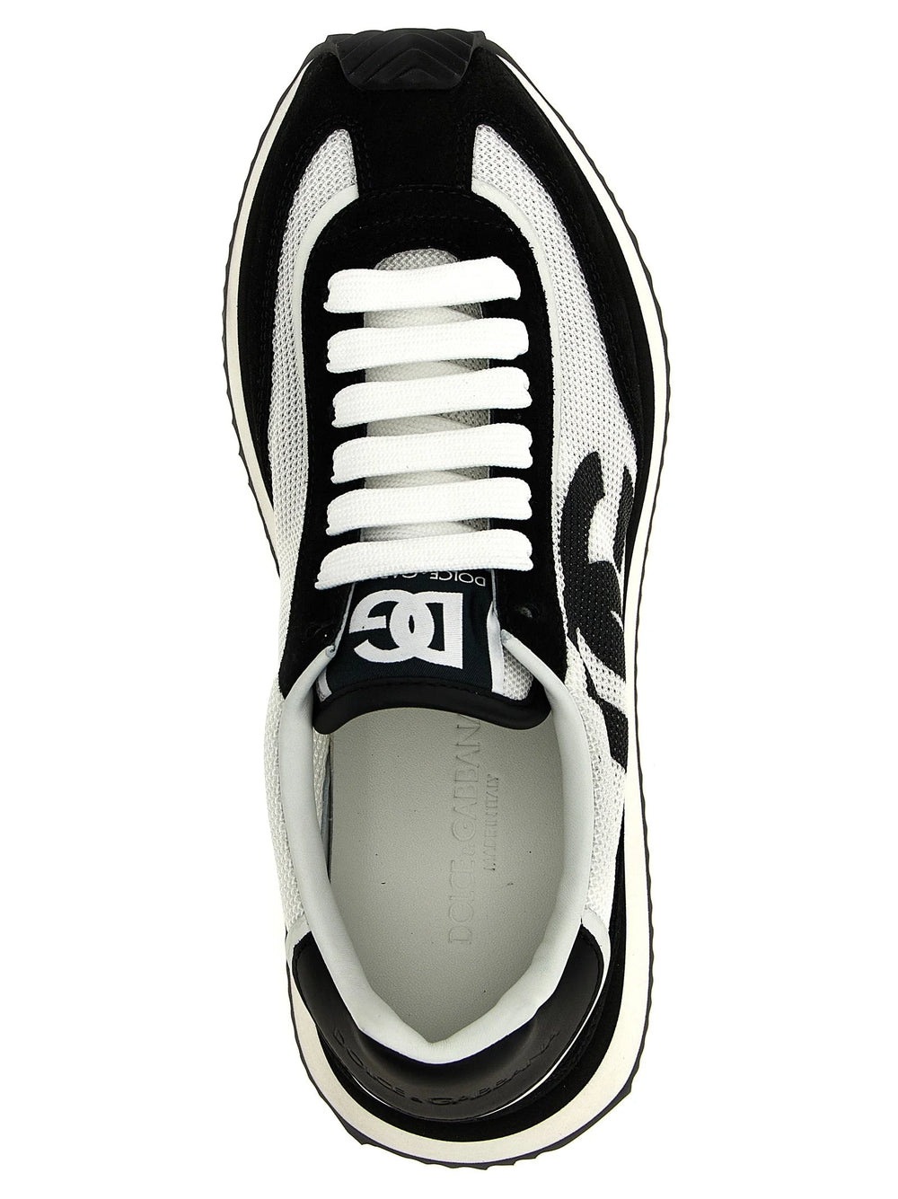 Zapatillas deportivas bicolor de piel de ternero Dolce & Gabbana