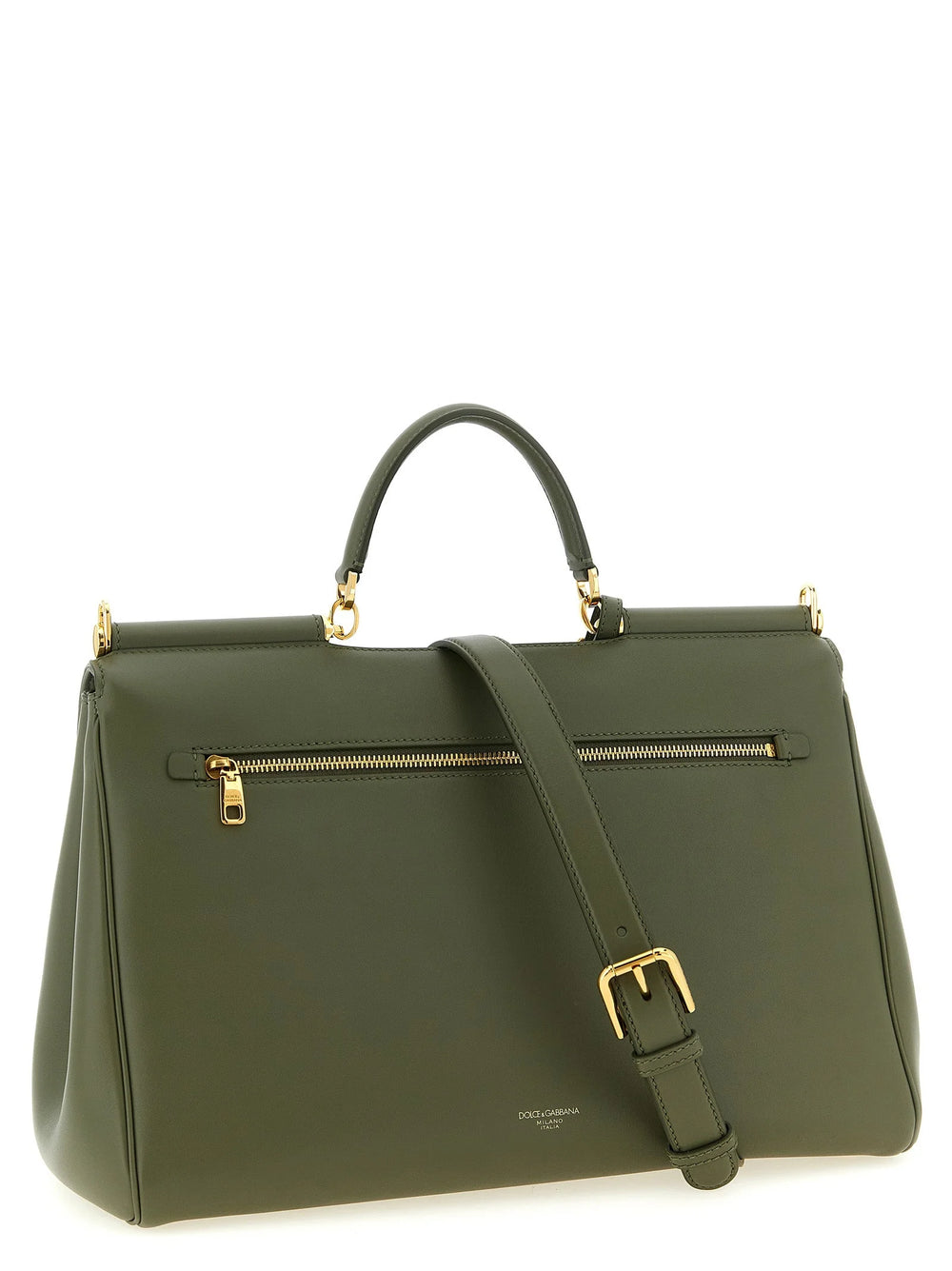 Dolce & Gabbana Bicolor Calfskin Handbag
