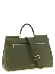 Dolce & Gabbana Bicolor Calfskin Handbag