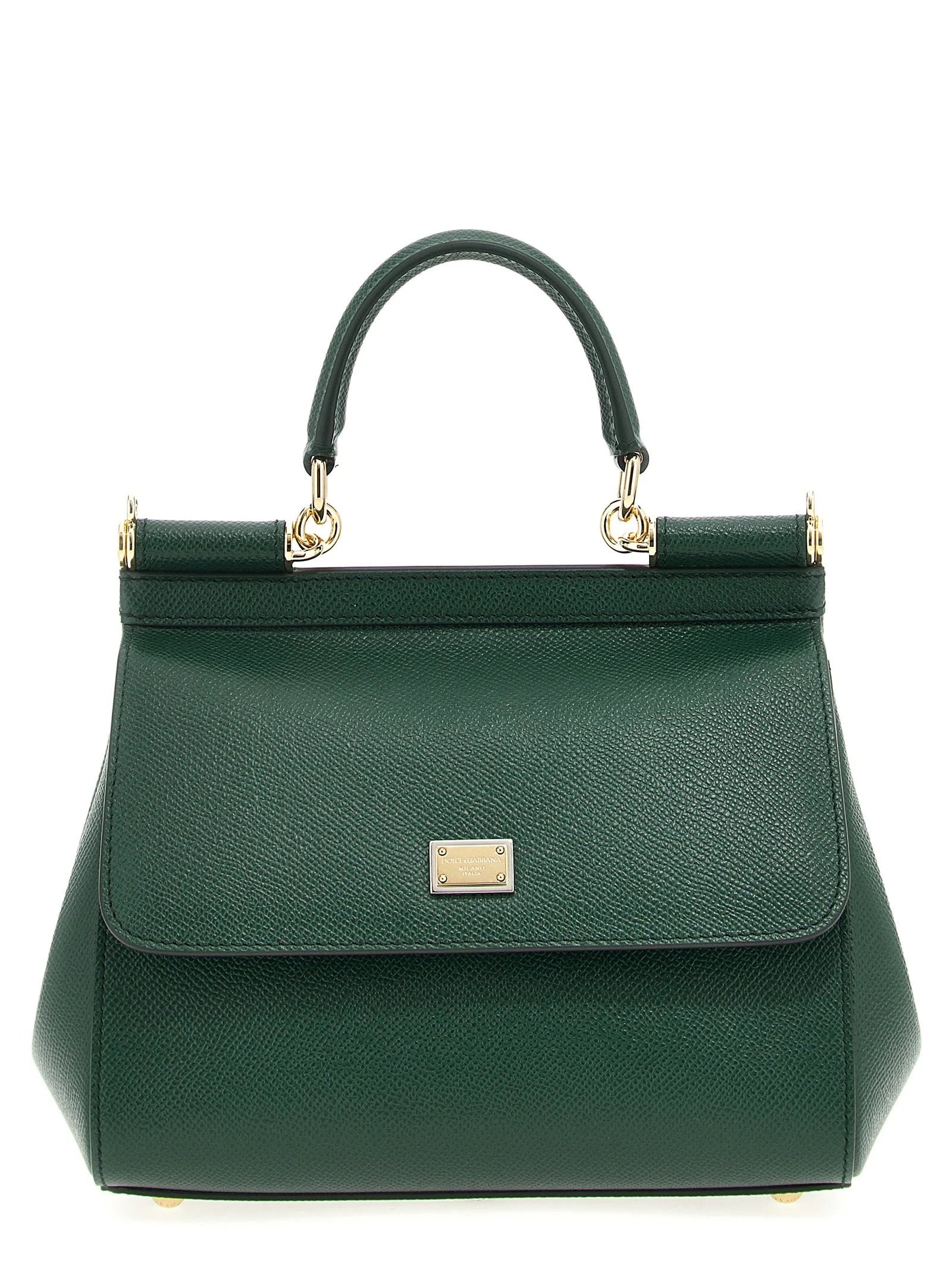 Dolce & Gabbana Bicolor Calfskin Handbag