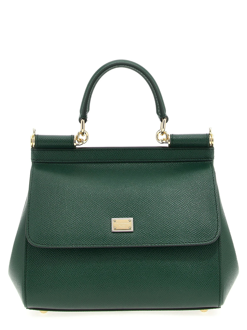 Dolce & Gabbana Bicolor Calfskin Handbag