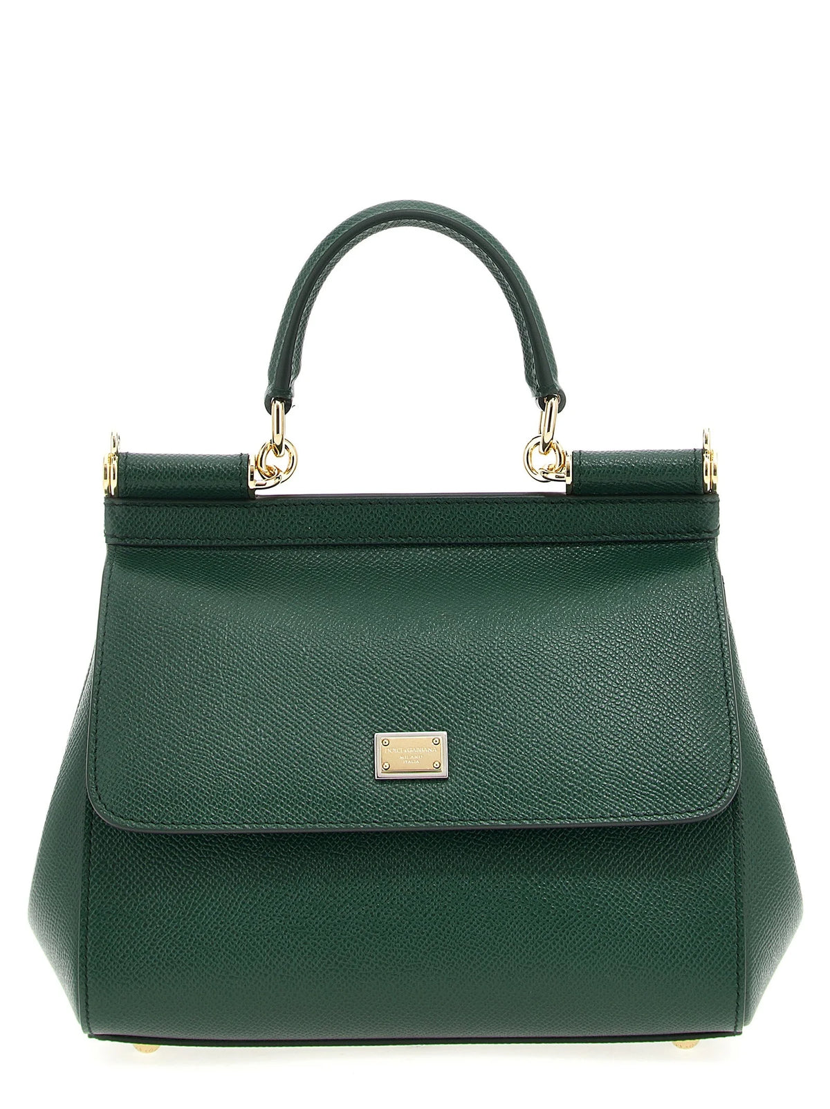 Dolce & Gabbana Bicolor Calfskin Handbag