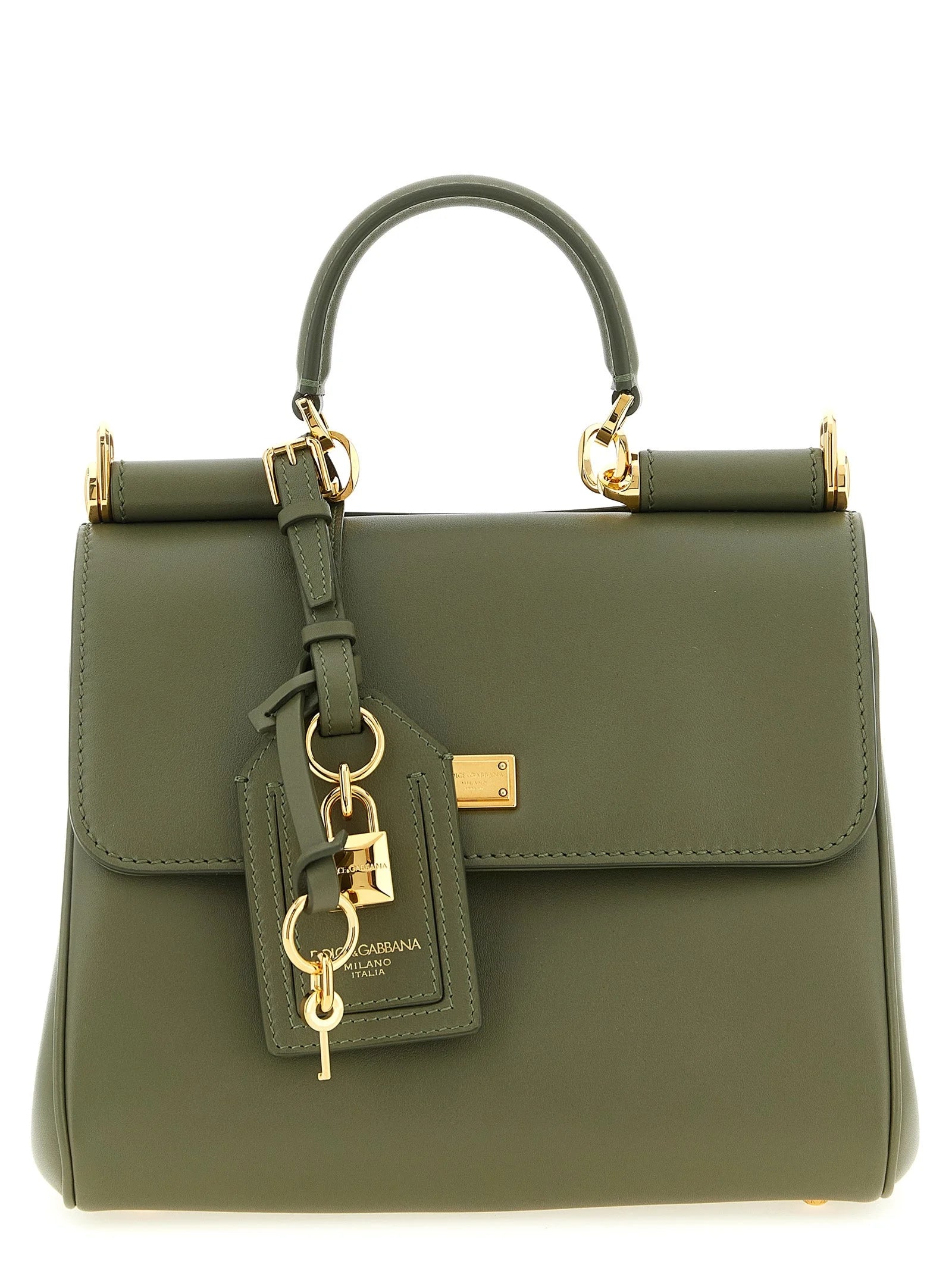 Dolce & Gabbana Bicolor Calfskin Handbag
