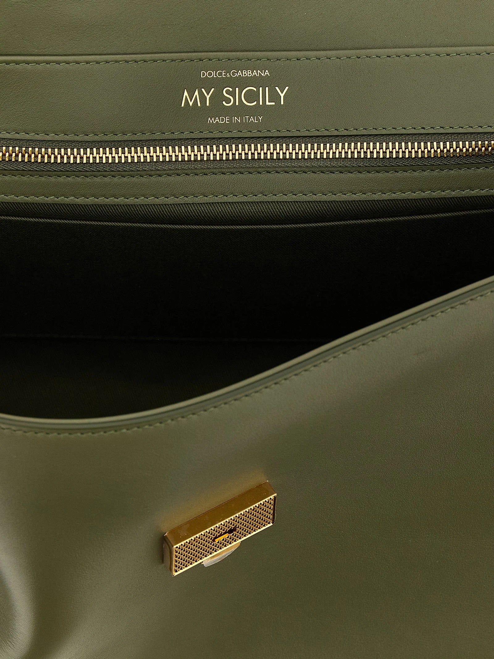 Dolce & Gabbana Bicolor Calfskin Handbag