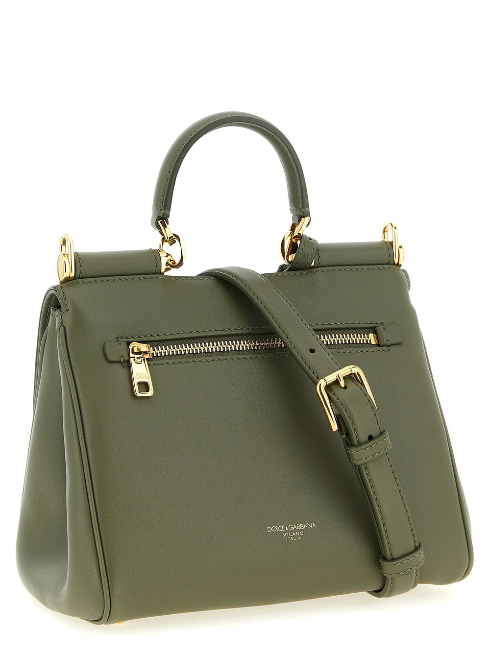 Dolce & Gabbana Bicolor Calfskin Handbag