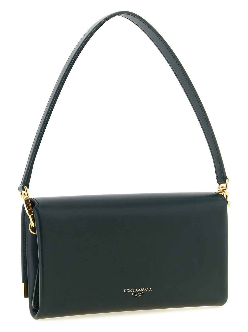 Dolce & Gabbana Bicolor Calfskin Shoulder Bag