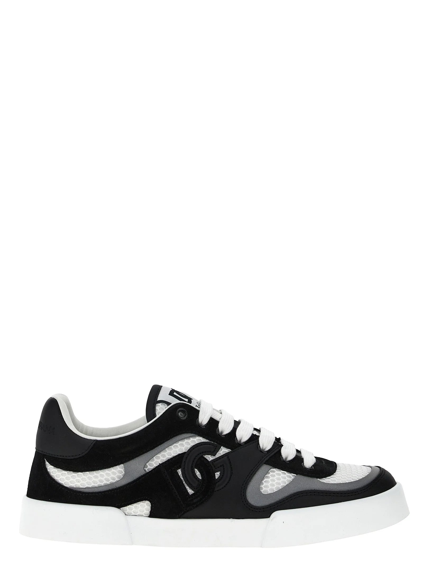 Dolce & Gabbana Bicolor Calfskin Sneakers